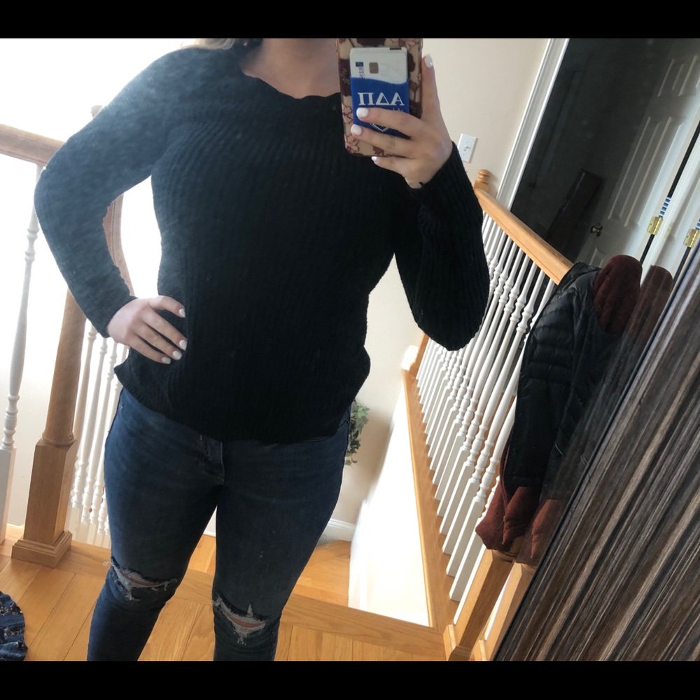 Black Express sweater. Small.